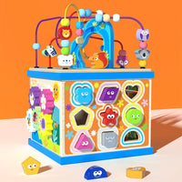 Endless Ways to Learn & Play : The Large Wooden Bead Box That Boosts Focus, Counting, and Creativity