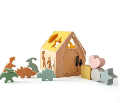 Montessori Wooden 5-in-1 Educational Toy | Multi-Activity Center for Skills & Focus Eco Kids Bay