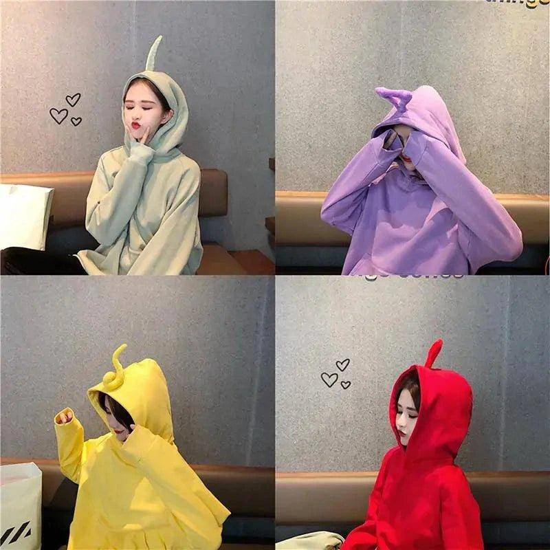 Cozy and Stylish Teletubbie Hoodies for Women - Polyester & Cotton Blend - Home Kartz