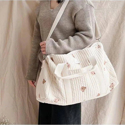 Large Maternity Bag for Baby Diaper: Stylish and Spacious Mommy Bag - Home Kartz