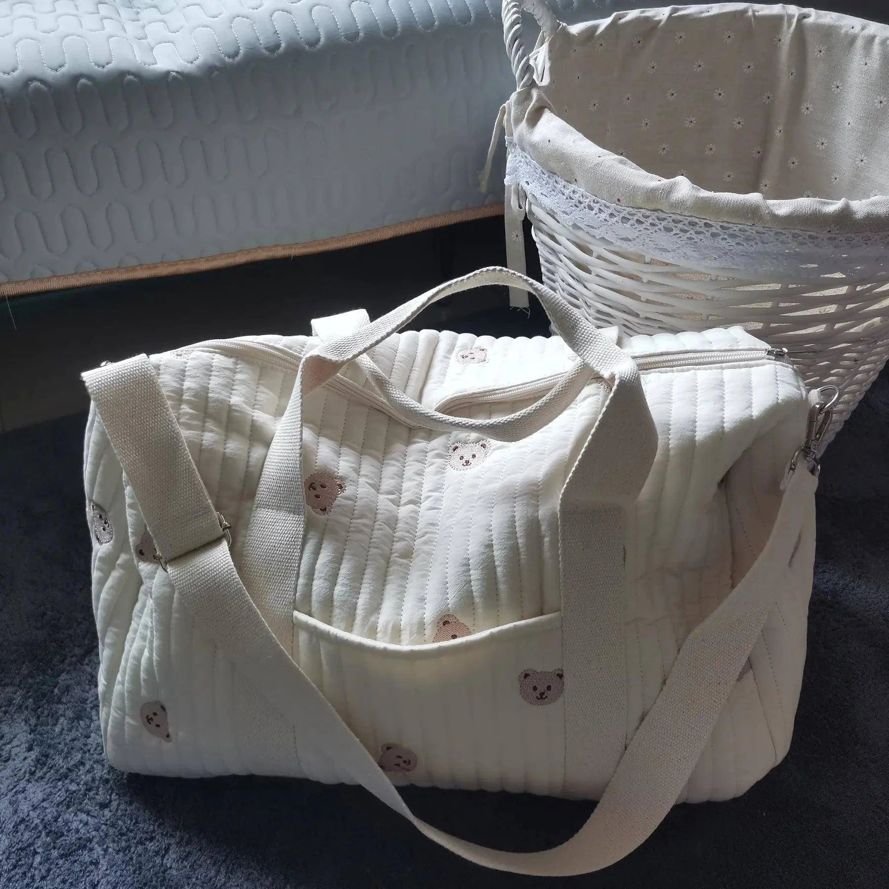 Large Maternity Bag for Baby Diaper: Stylish and Spacious Mommy Bag - Home Kartz