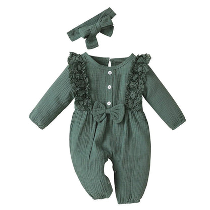 Stylish and Comfortable Tie Dye Print Jumpsuit for Baby Girls - Home Kartz
