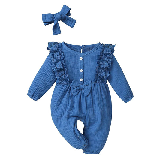 Stylish and Comfortable Tie Dye Print Jumpsuit for Baby Girls - Home Kartz
