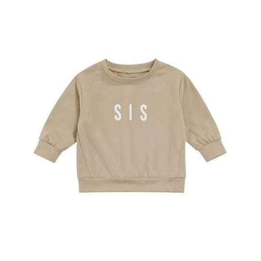Stay Stylish and Cozy with Our Toddler Solid Letter Print Pullover! - Home Kartz