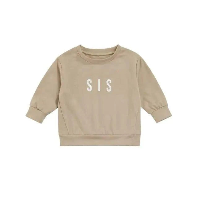 Stay Stylish and Cozy with Our Toddler Solid Letter Print Pullover! - Home Kartz