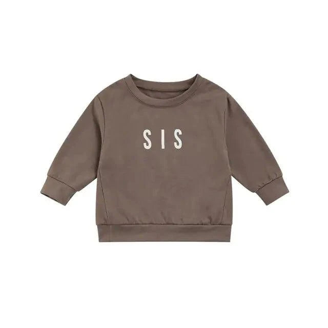 Stay Stylish and Cozy with Our Toddler Solid Letter Print Pullover! - Home Kartz