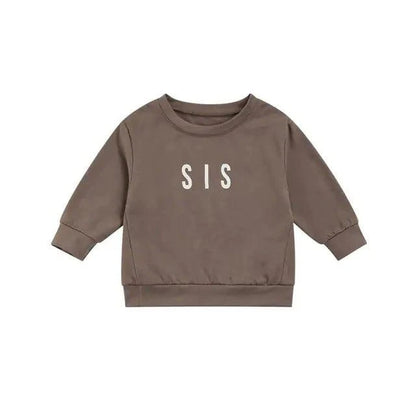 Stay Stylish and Cozy with Our Toddler Solid Letter Print Pullover! - Home Kartz