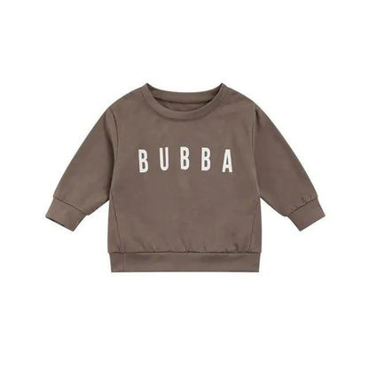 Stay Stylish and Cozy with Our Toddler Solid Letter Print Pullover! - Home Kartz
