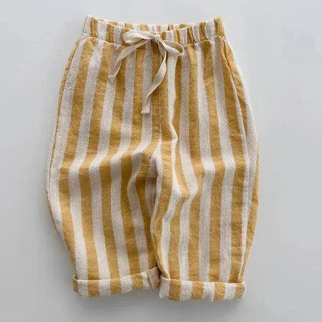 Stylish Vintage Stripe Pants for Toddlers: Comfortable & Fashionable! - Home Kartz