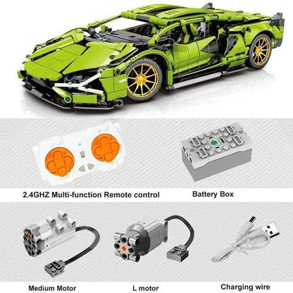 Transform Playtime into a Creative Adventure: Sports Car Building Blocks - Home Kartz