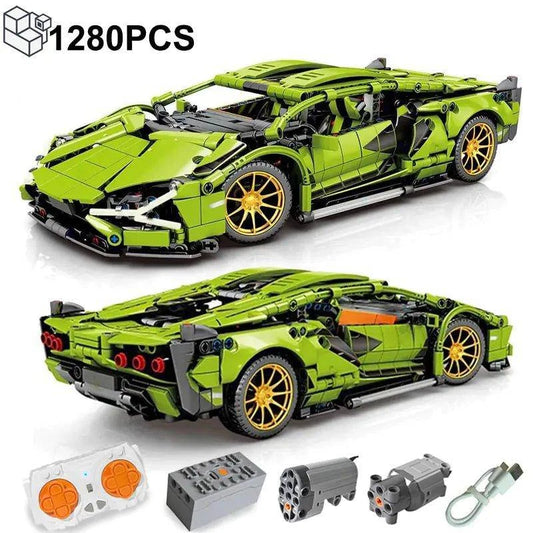 Transform Playtime into a Creative Adventure: Sports Car Building Blocks - Home Kartz