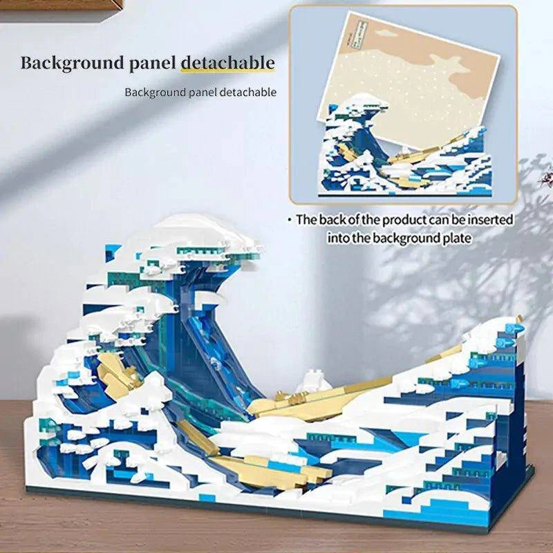 Microbrick MOC Art Painting | Puzzle For Kids Development - Home Kartz