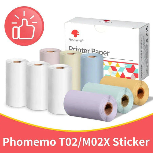 Experience Crystal Clear Printing with Phomemo Transparent Sticker Thermal Paper – Superior Quality and Durability! - Home Kartz