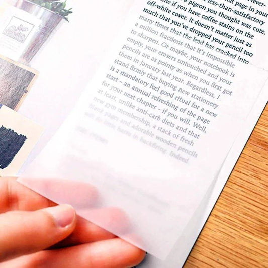 Transparent Sticky Notes – Elevate Your Note-Taking & Study Experience - Home Kartz