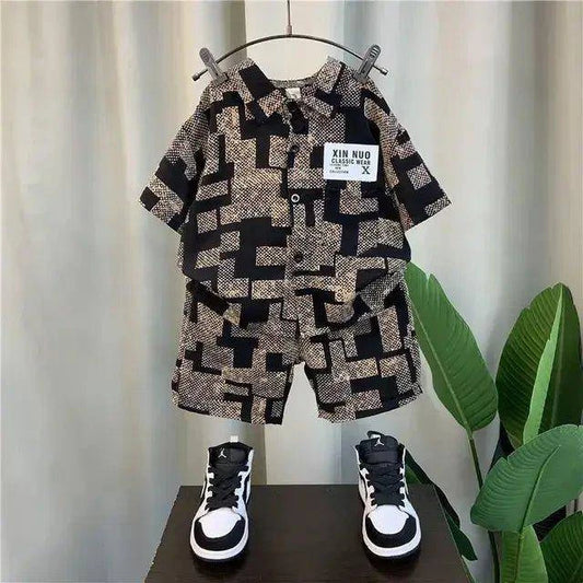 Stay Cool and Trendy in Our Boy's Two Piece Set - Home Kartz