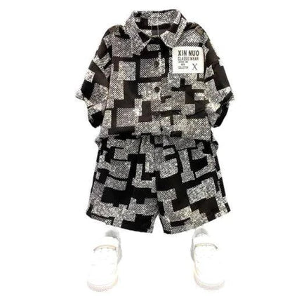 Stay Cool and Trendy in Our Boy's Two Piece Set - Home Kartz