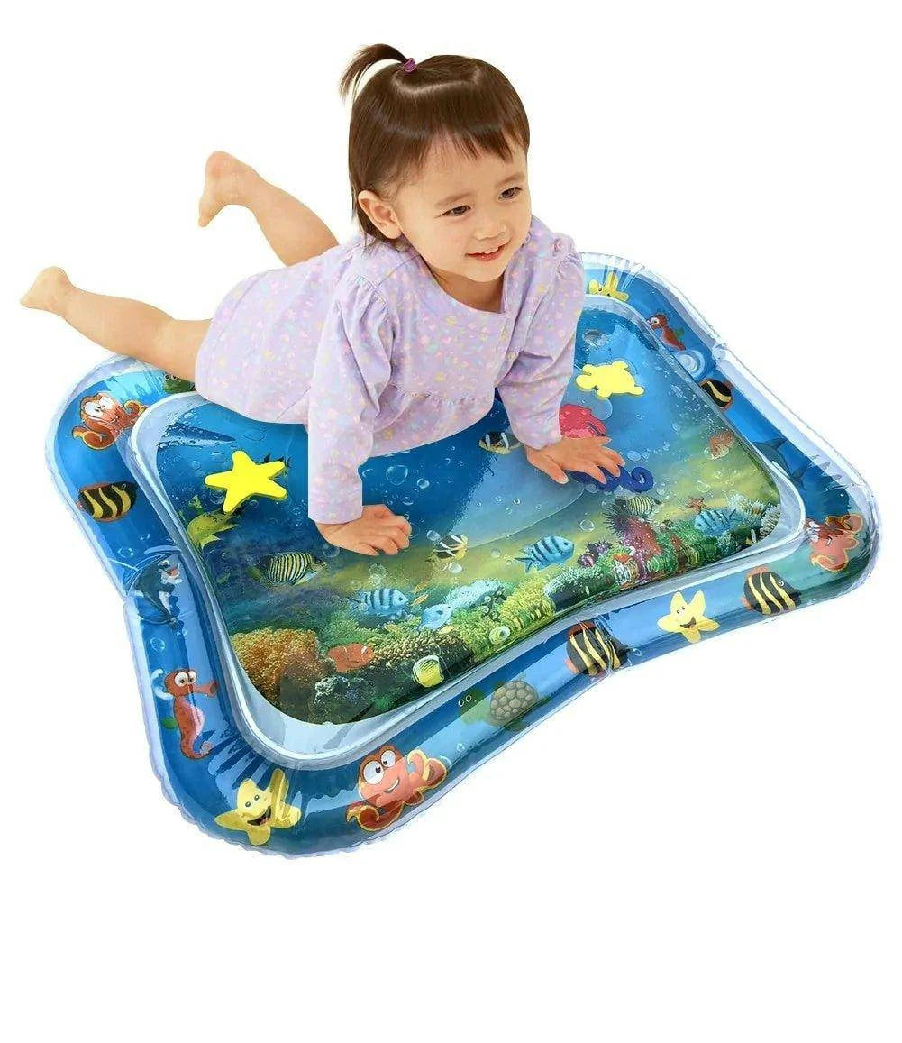 Stimulate Baby's Growth with the Tummy Time Inflatable Water Mat - Home Kartz