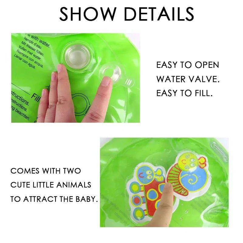 Stimulate Baby's Growth with the Tummy Time Inflatable Water Mat - Home Kartz