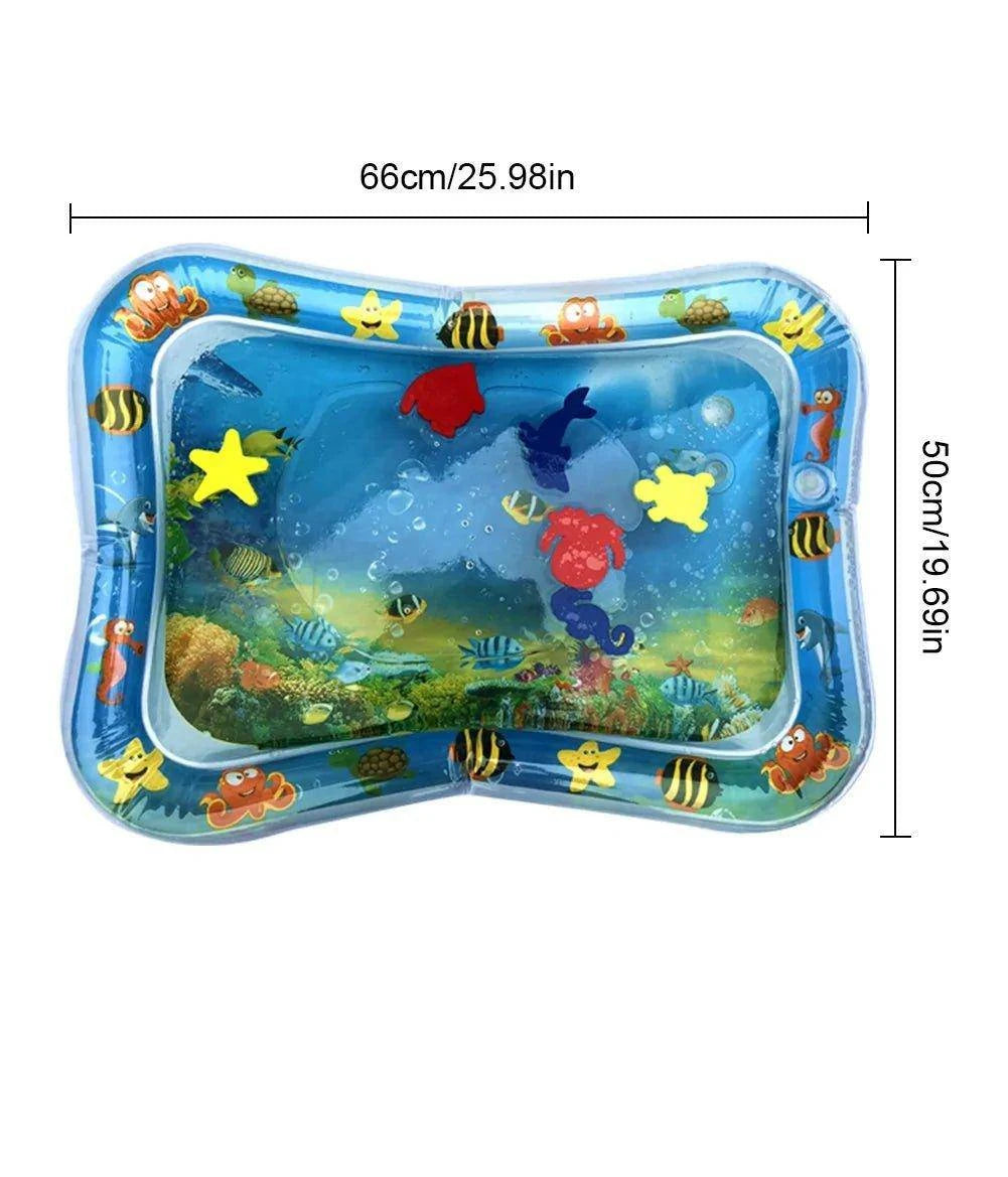 Stimulate Baby's Growth with the Tummy Time Inflatable Water Mat - Home Kartz
