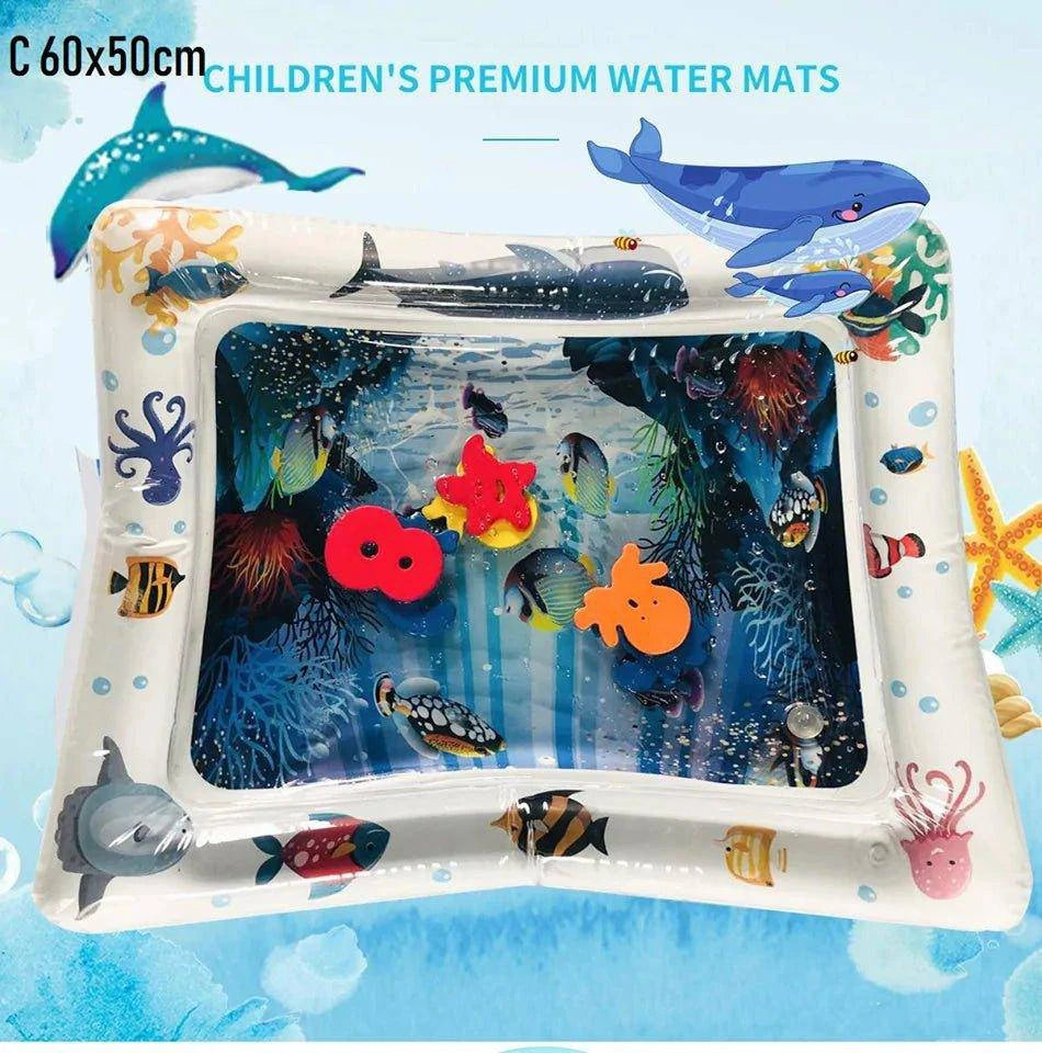Stimulate Baby's Growth with the Tummy Time Inflatable Water Mat - Home Kartz