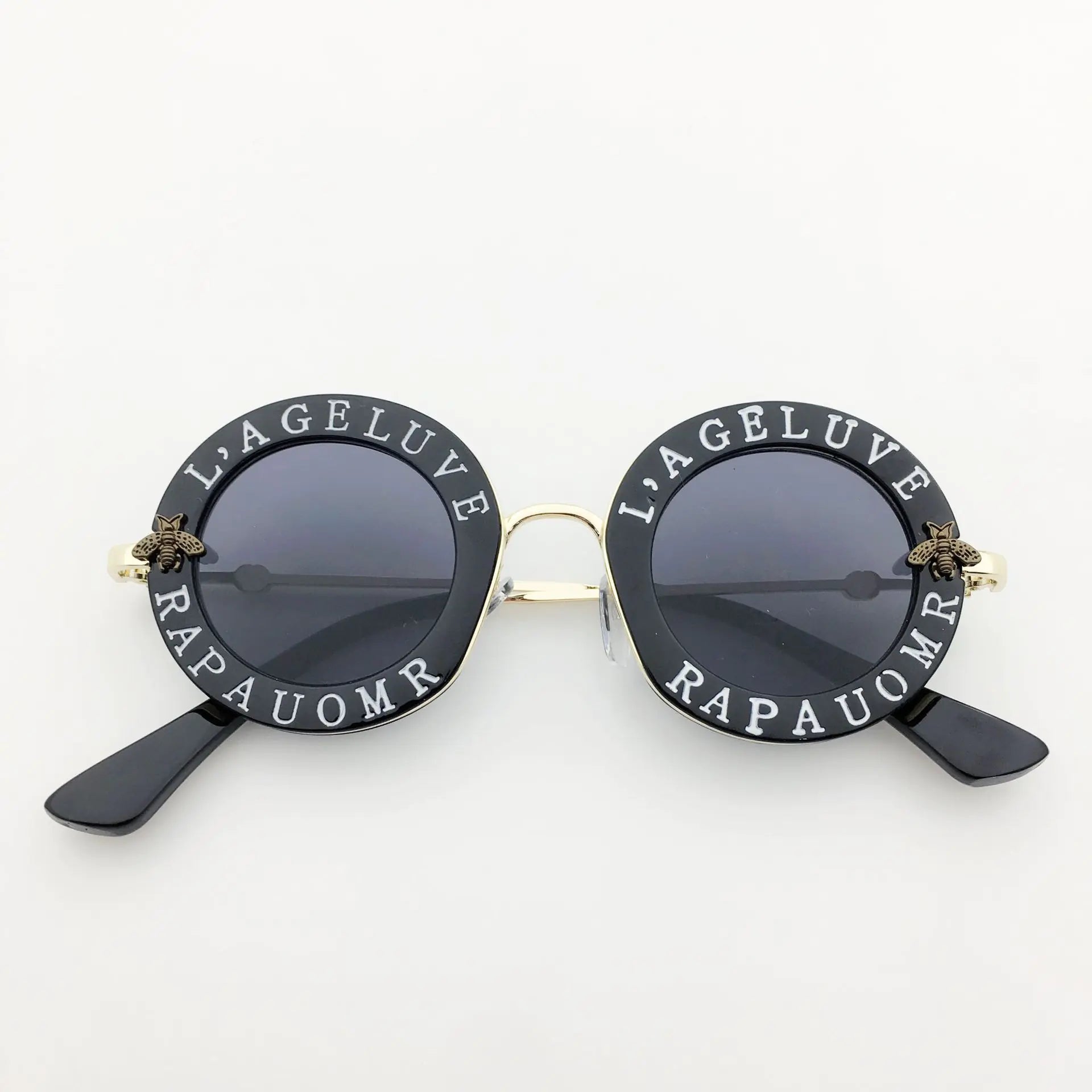 ✨ Retro Chic Meets Ultimate Eye Safety: Introducing the Buzzworthy Vintage Round Kids Sunglasses with UV400 Protection! ✨ - Home Kartz