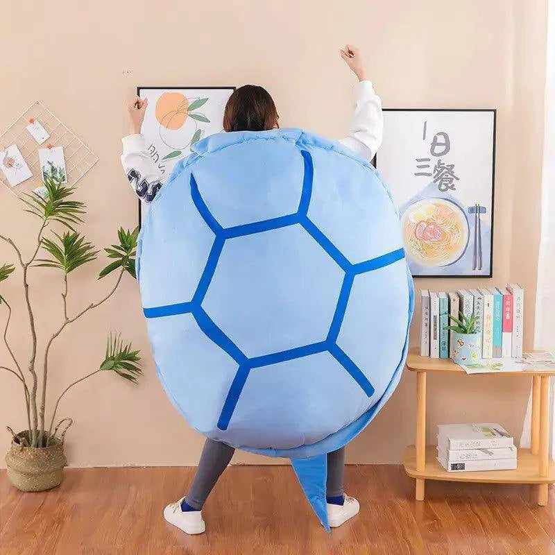 🐢 Turtle Shell Plush Sleeping Bag | Cozy, Fun & Perfect for Sleepovers or Camping 🛏️ - Home Kartz