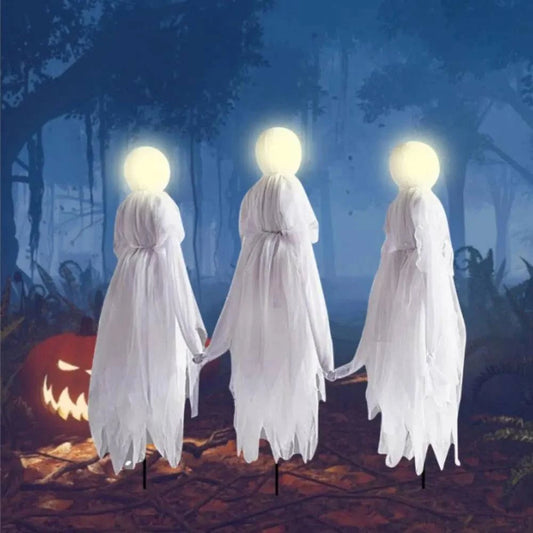 Enchant Your Halloween: Holding Hands Ghost Decoration – Perfect for Outdoor and Garden Displays - Home Kartz