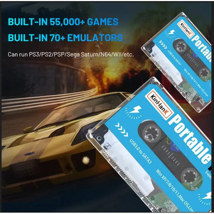 Game Hard Disk 500GB - Ultimate Mobile Gaming Storage Solution | Plug-and-Play External Mechanical Drive - Home Kartz