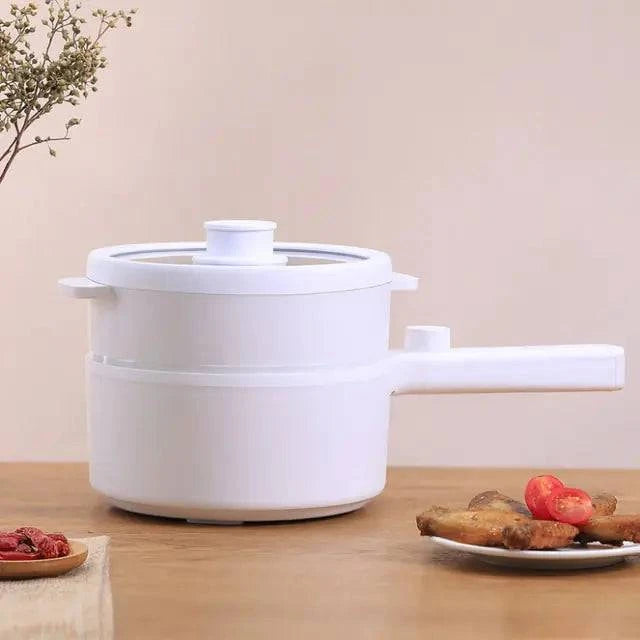 Multi-Function Electric Food Steamer | 1.5L, 350W/700W Power | Ceramic Glaze Coating | Fast & Efficient Cooking - Home Kartz