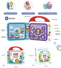 Speak & Learn: 108 Words Bluetooth English Reading Machine! 🗣️🎶
