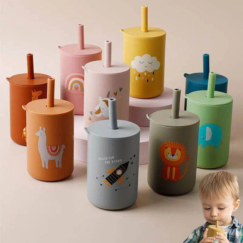 🍼 Introducing the Baby Feeding Straw Cup – The Perfect Transition to Independent Drinking! 🍼 - Home Kartz