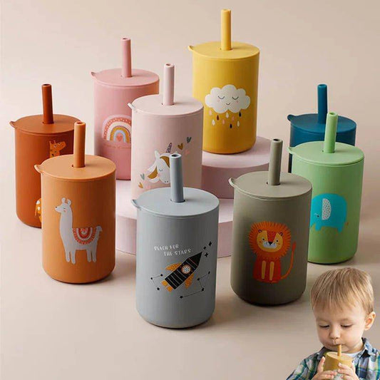 🍼 Introducing the Baby Feeding Straw Cup – The Perfect Transition to Independent Drinking! 🍼 - Home Kartz