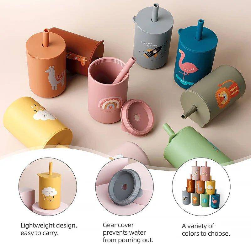 🍼 Introducing the Baby Feeding Straw Cup – The Perfect Transition to Independent Drinking! 🍼 - Home Kartz