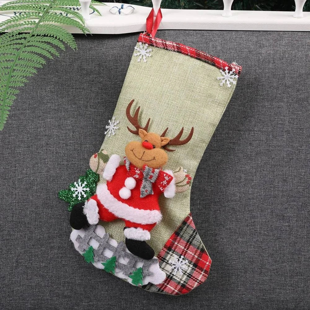 Reusable Festive Christmas Candy Bags for Holiday Gifts - Home Kartz