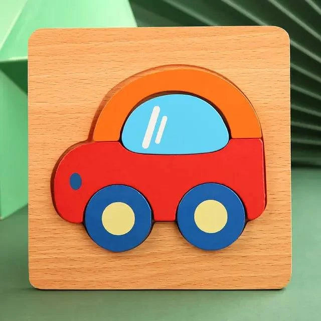 Wooden Puzzles For Kids - Engage Your Child's Imagination with Educational Animal Puzzles - Home Kartz