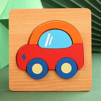 Wooden Puzzles For Kids - Engage Your Child's Imagination with Educational Animal Puzzles - Home Kartz