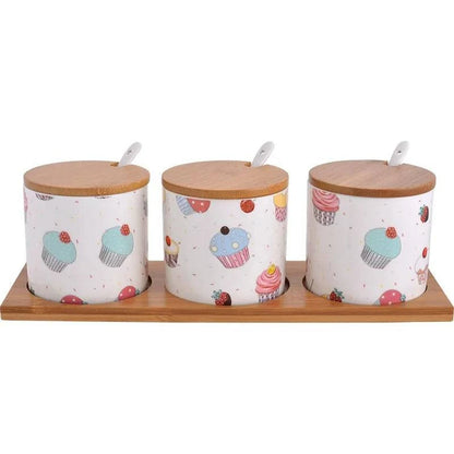 Ceramic Food Storage Jar Set – Elegant, Airtight Containers for Freshness and Style in Your Kitchen - Home Kartz