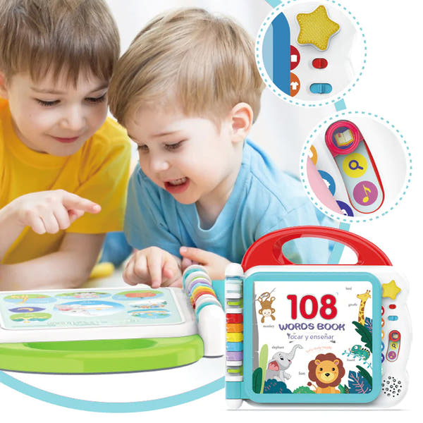 Speak & Learn: 108 Words Bluetooth English Reading Machine! 🗣️🎶