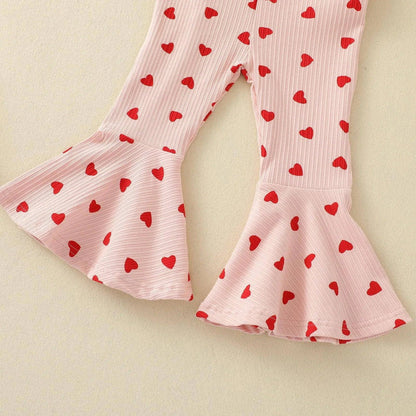 Romper for Toddler: Adorable Baby Love Heart Print Romper for Comfort & Style - Home Kartz