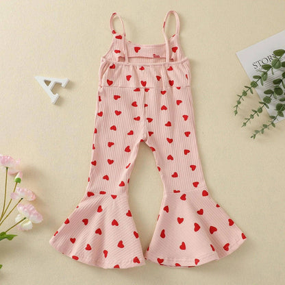 Romper for Toddler: Adorable Baby Love Heart Print Romper for Comfort & Style - Home Kartz