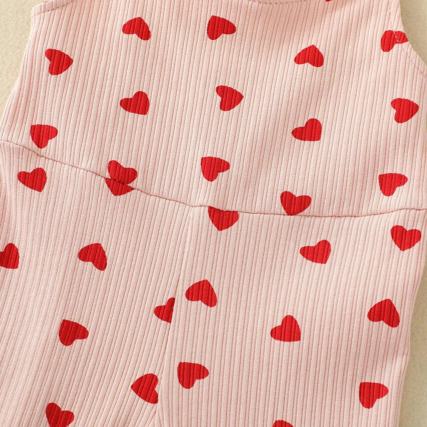 Romper for Toddler: Adorable Baby Love Heart Print Romper for Comfort & Style - Home Kartz