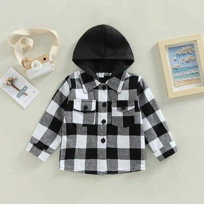 Vintage Autumn Children Kids Boys Shirts Coats - Timeless Style & Comfort - Home Kartz
