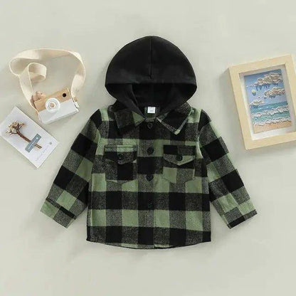 Vintage Autumn Children Kids Boys Shirts Coats - Timeless Style & Comfort - Home Kartz