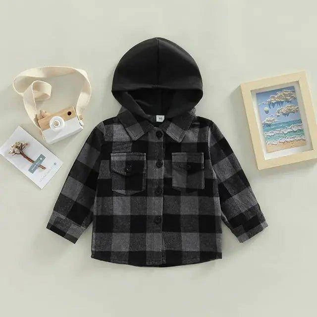 Vintage Autumn Children Kids Boys Shirts Coats - Timeless Style & Comfort - Home Kartz