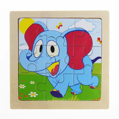 Montessori Cartoon 3D Puzzle | Early Education Toy for Cognitive & Motor Skills Eco Kids Bay