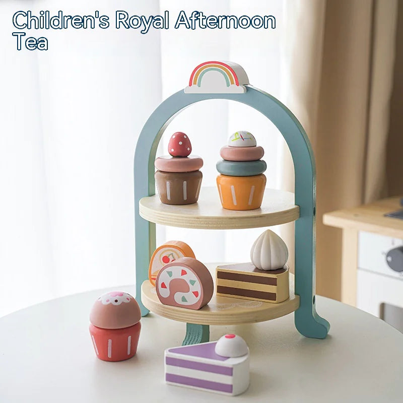 Host the Perfect Tea Time - Montessori Wooden Playset for Little Storytellers!