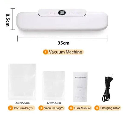 Food Vacuum Sealer – Powerful, Compact Machine for Freshness and Easy Food Storage - Home Kartz
