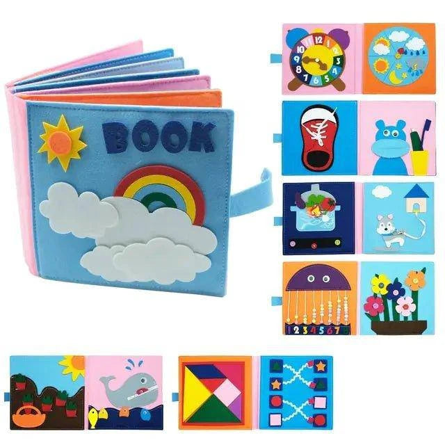 Unlock Early Learning Fun with Our Washable Montessori Toddlers Busy Board 3D - Home Kartz