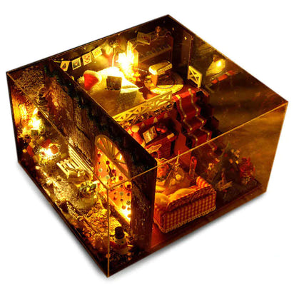 Build the Magic of Christmas - A Handcrafted Wooden House Kids Can Create & Cherish!