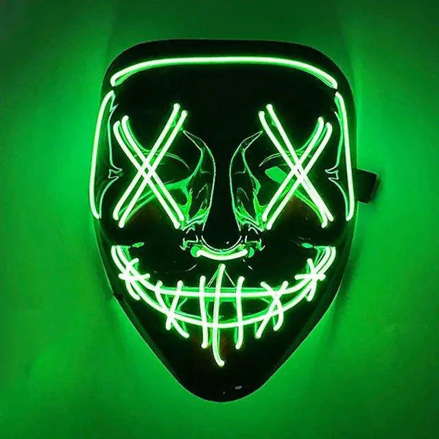 Wireless LED Purge Mask for Halloween – Creepy, Cool, and Eye-Catching - Home Kartz